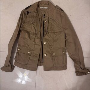 Tommy Hilfiger Men's Brown Military Jacket